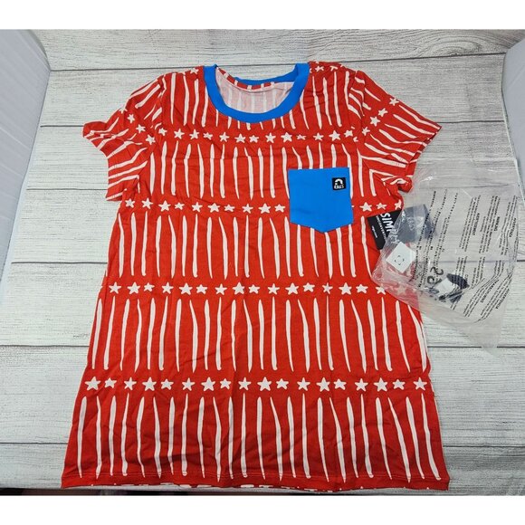 NWT Rags To Raches Unisex Adult 4th Of‎ July Shirt Size Small - Picture 2 of 4